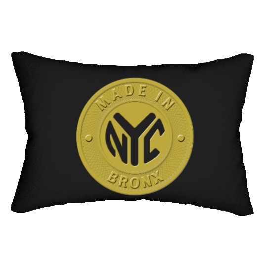 Made In The Bronx Token Lumbar Pillows