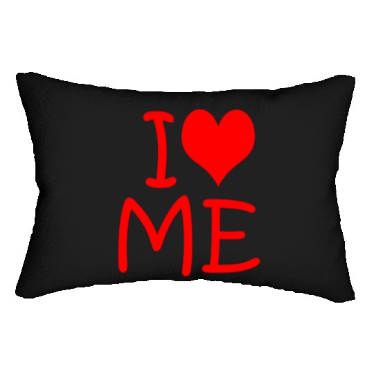 I Love Me Valentine's Lumbar Pillows