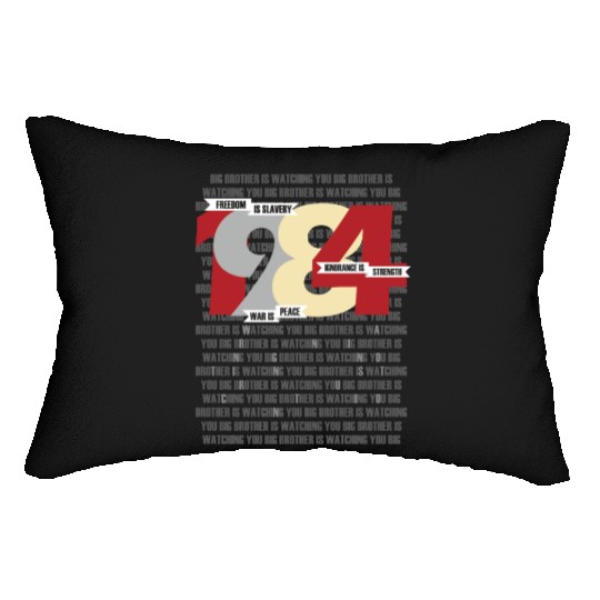 George Orwell - Nineteen Eighty-Four Lumbar Pillows