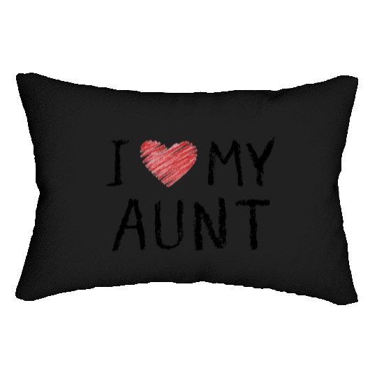 I Love My Aunt Lumbar Pillows
