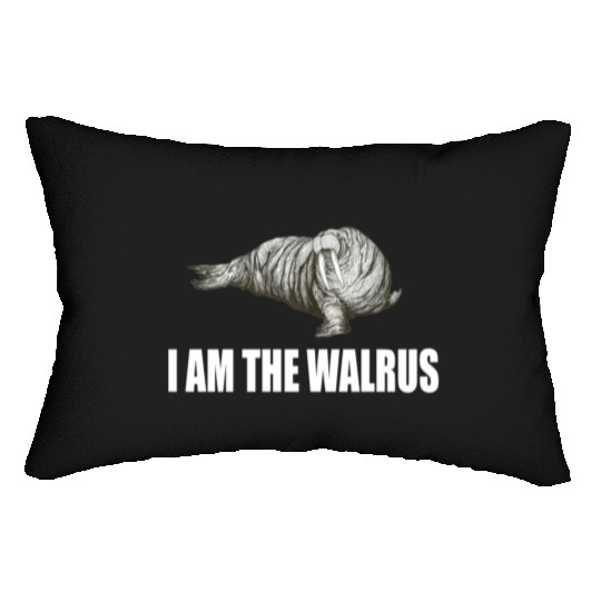 I Am The Walrus Lumbar Pillows