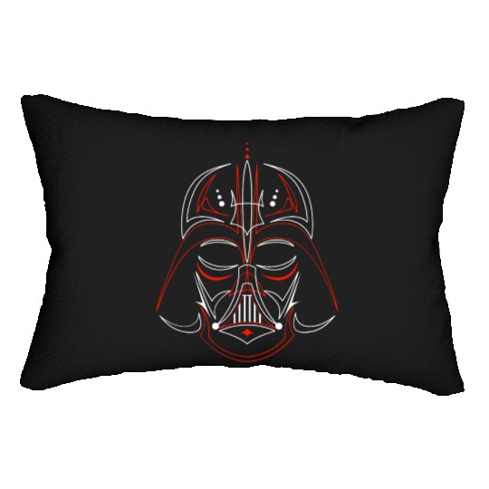 darth Vader neon Lumbar Pillows