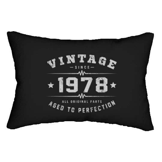 1978 Aged To Perfection Lumbar Pillows