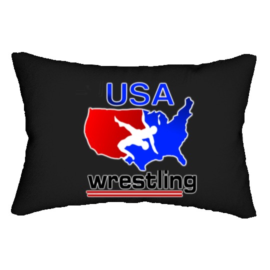 Team USA Wrestling Lumbar Pillows