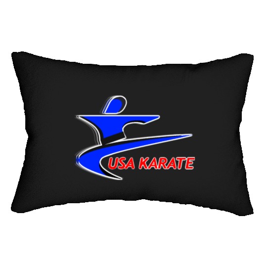 Team USA Karate Lumbar Pillows