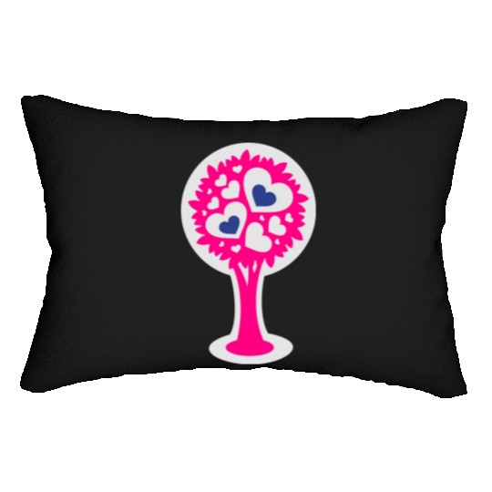 Heart Tree Lumbar Pillows