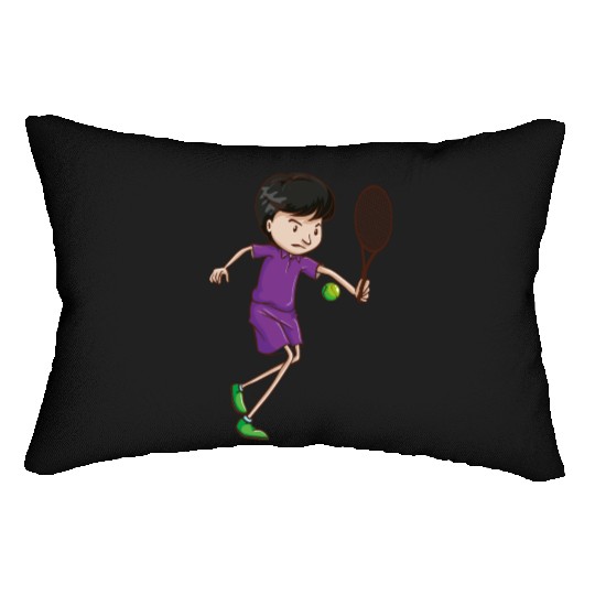 tennis player Lumbar Pillows