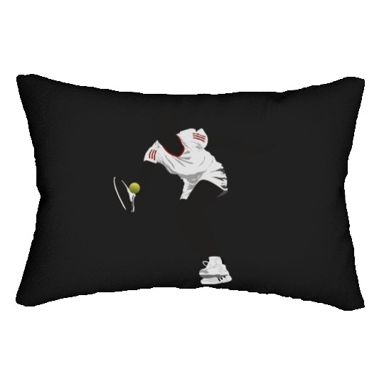 tennis player Lumbar Pillows