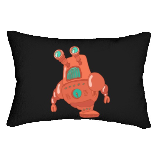 14 robot 21 png vectorstock 4842445 Lumbar Pillows
