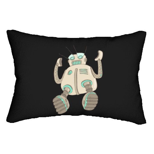 05 robot 13 png vectorstock 4842445 Lumbar Pillows