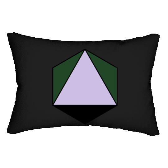 platonic solid Lumbar Pillows