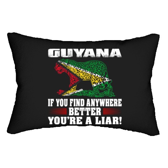 If Find Anywhere Better Liar Guyana Country Lumbar Pillows