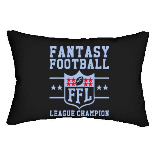 Fantasy Football Trophy League Championship FFL Lumbar Pillows