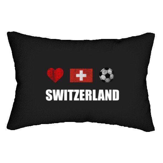 Switzerland Football Lumbar Pillows - Switzerland Soccer