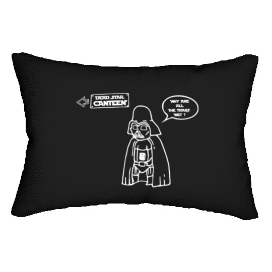 Eddie Izzard Death Star Canteen Lumbar Pillows