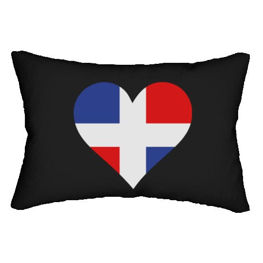 A Heart For The Dominican Republic Lumbar Pillows
