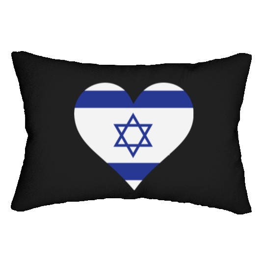 A Heart For Israel Lumbar Pillows