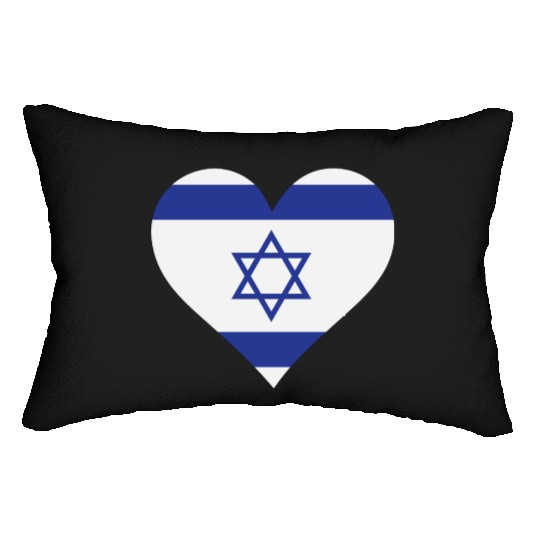 A Heart For Israel Lumbar Pillows