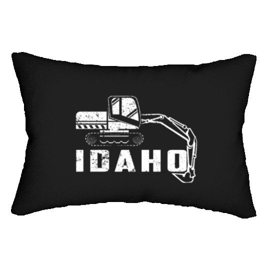 Huge Backhoe Toy Idaho Backhoe Lumbar Pillows