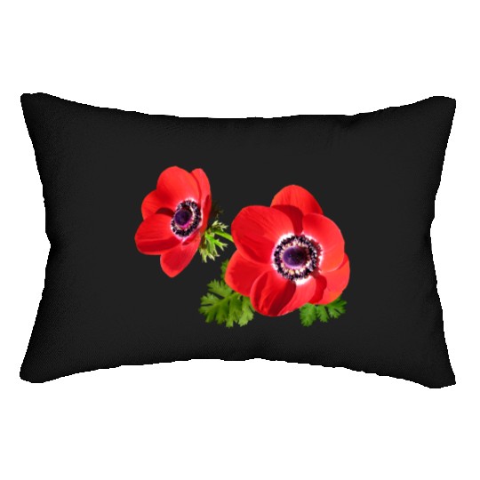 flowers lilies tulips orchids sunflower dahlia ger Lumbar Pillows