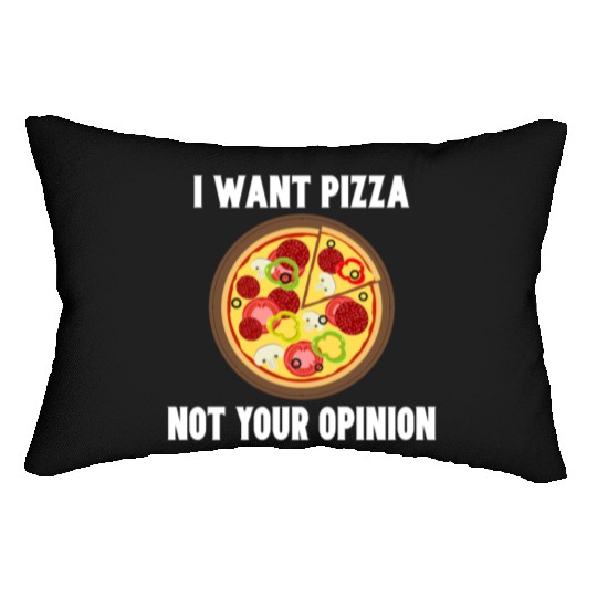 Pizza food speciality Italian Italy fast gourmet Lumbar Pillows