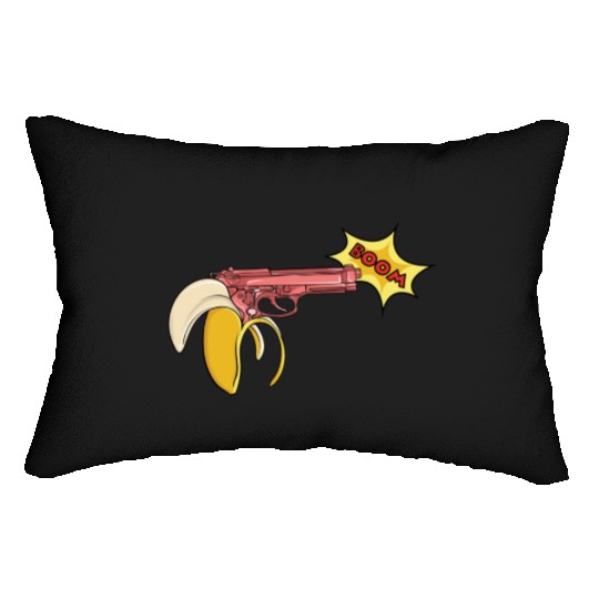banana gun Lumbar Pillows