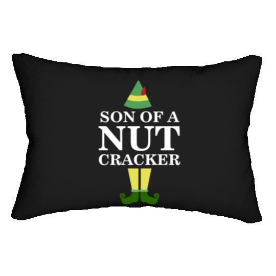 Funny Son of A Nutcracker Christmas Movie Quote Lumbar Pillows