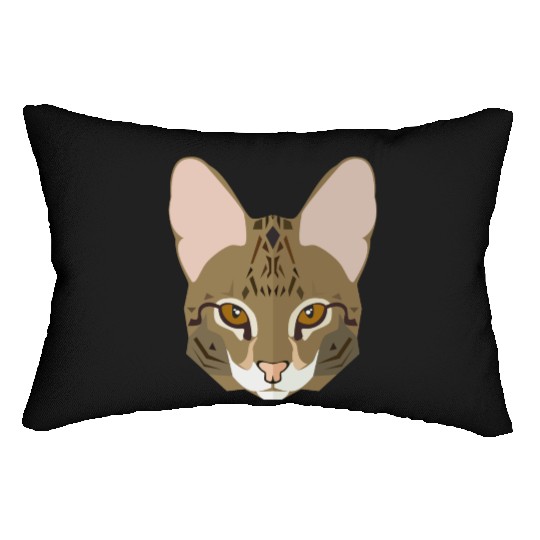 Cat face Lumbar Pillows