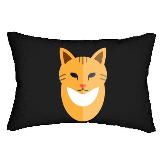 Cat face Lumbar Pillows