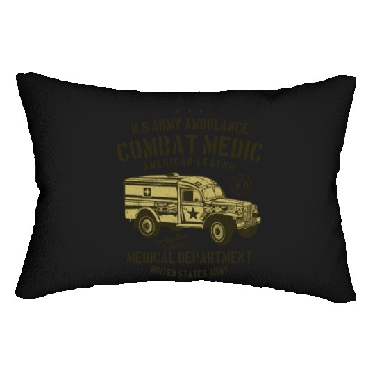 US army ambulance Lumbar Pillows
