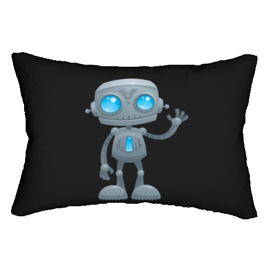 Waving Robot Lumbar Pillows