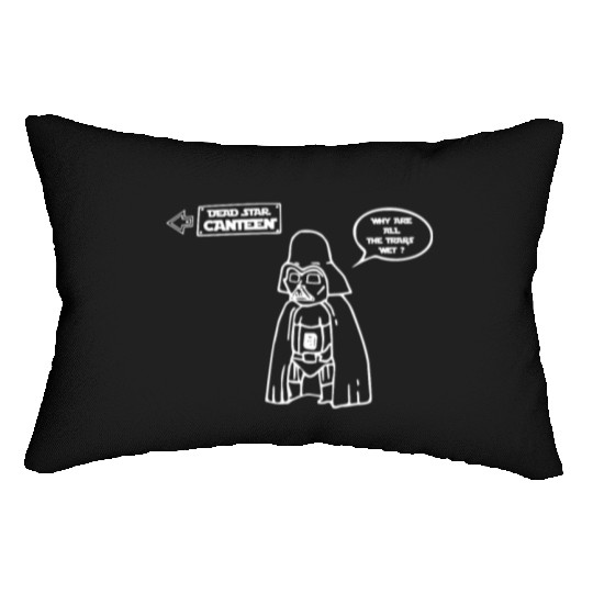 Eddie Izzard Death Star Canteen Lumbar Pillows