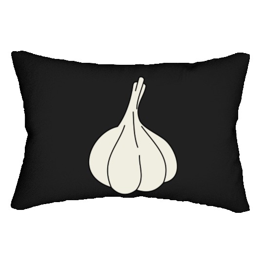garlic knoblauch veggie vegetable gemuese2 Lumbar Pillows