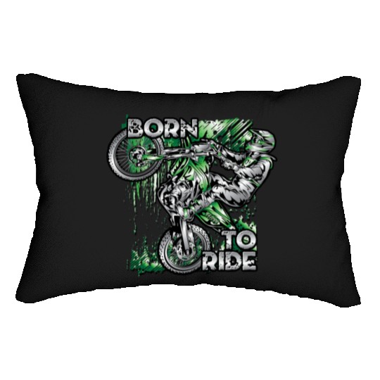 Supercross Born To Ride Lumbar Pillows