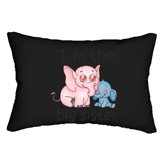 I'm the Big Sister B Lumbar Pillows