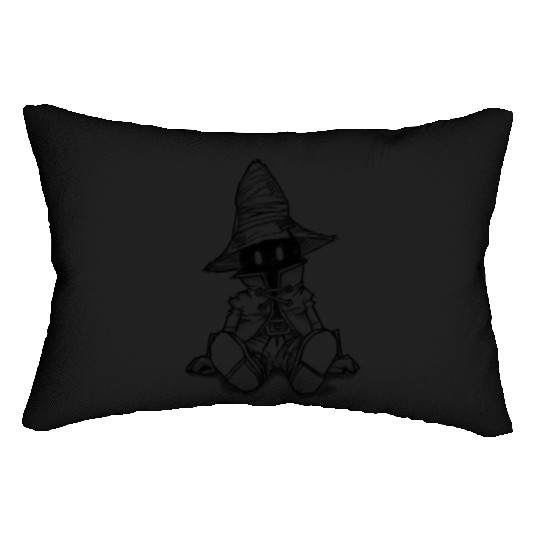 Vivi drawing from Final Fantasy IX Lumbar Pillows