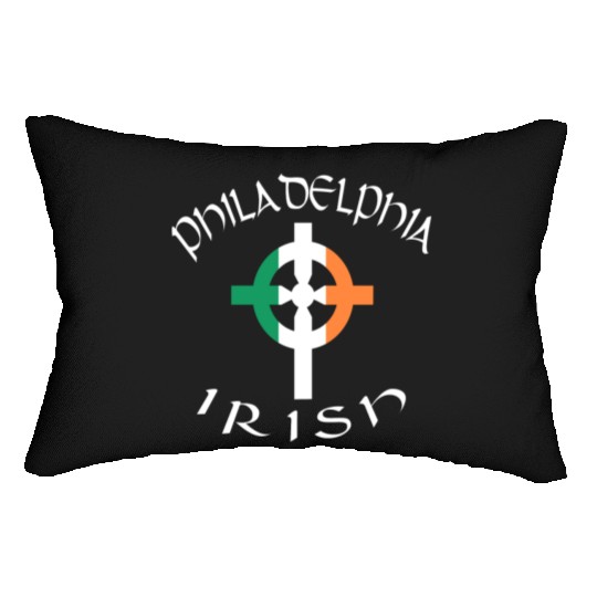 Ireland Pride Philadelphia Irish Celtic Cross Lumbar Pillows