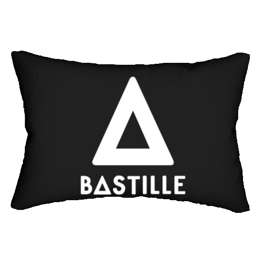 Bastille Rock Band Triangle Logo Lumbar Pillows
