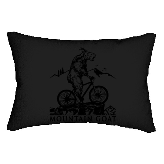 Mountain Bike Lumbar Pillows Mountain Goat Lumbar Pillows Cool