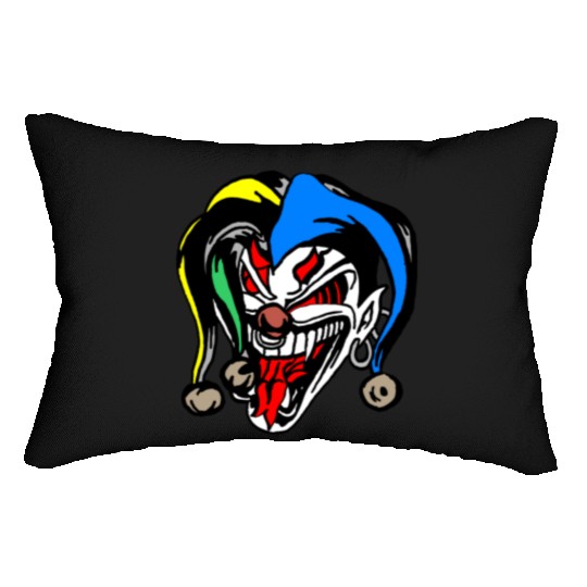 Devil Card Lumbar Pillows