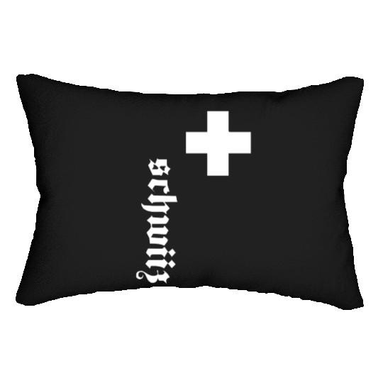 Fan Swiss Cross Switzerland New Lumbar Pillows