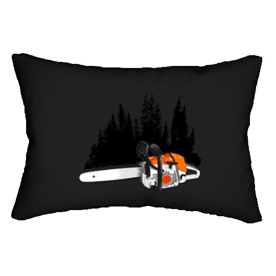 Your Forestry Business - Chainsaw & Pine Forest Lumbar Pillows