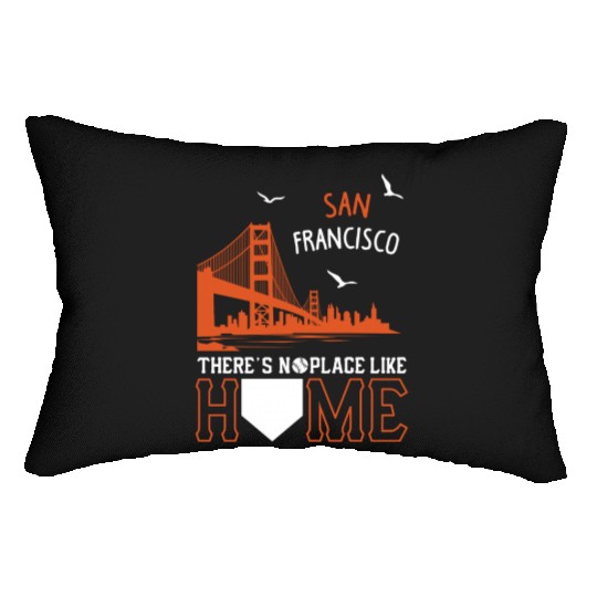 Baseball - san francisco my home Lumbar Pillows
