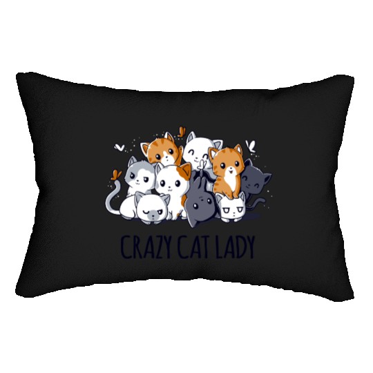 Crazy Cat Lady Lumbar Pillows