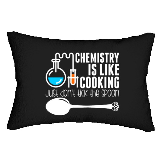 Chemistry Is Like Cooking Lumbar Pillows