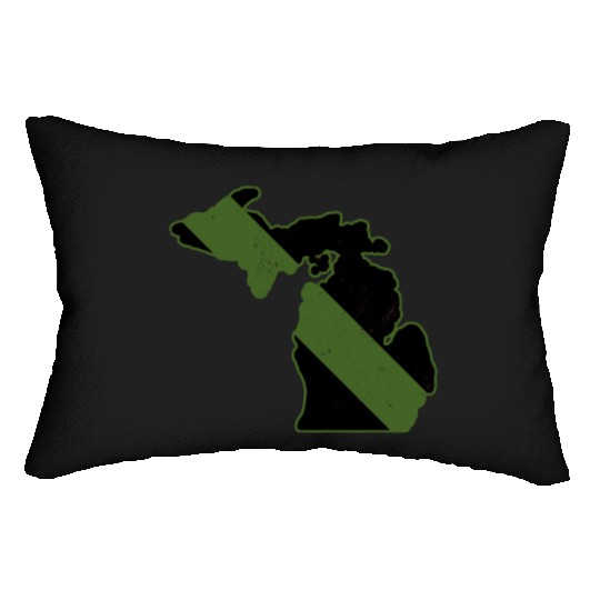 Game Warden CBP Michigan Border Patrol Park Ranger Lumbar Pillows