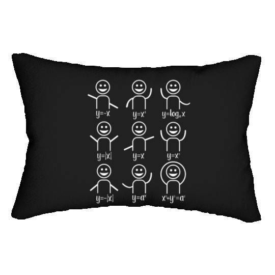 Funny Math Algebra Dance Teacher Lumbar Pillows
