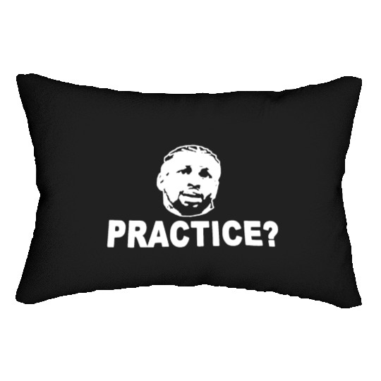 Allen Iverson practice Philadelphia 76Ers softball Lumbar Pillows