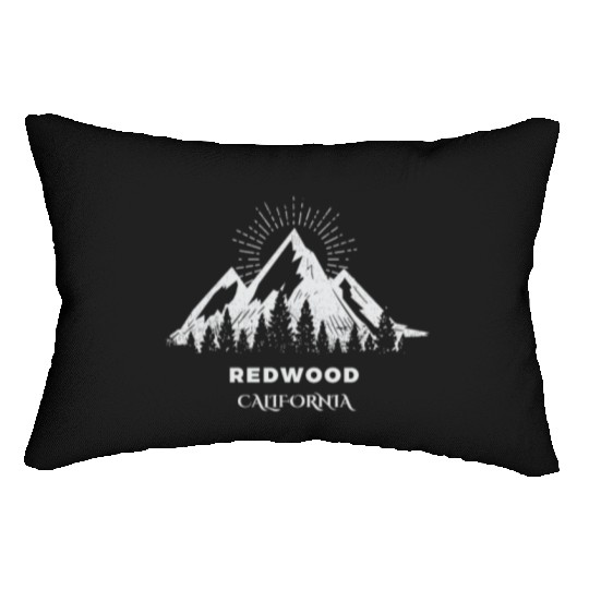 Redwood National Park Lumbar Pillows