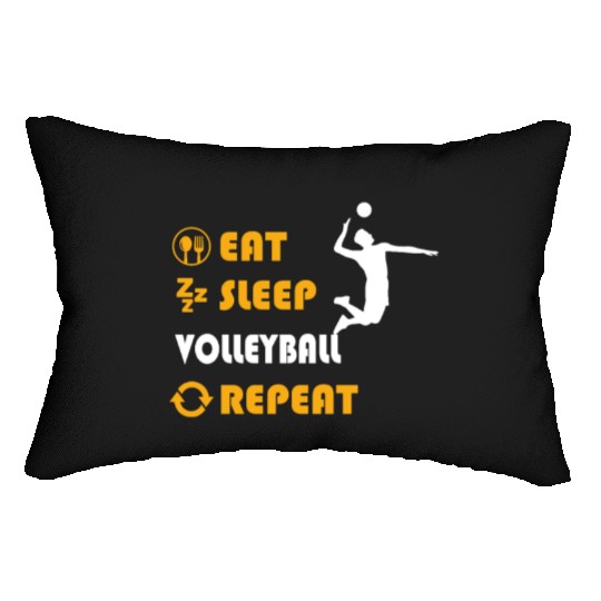 Volleyball - present for men and women Lumbar Pillows